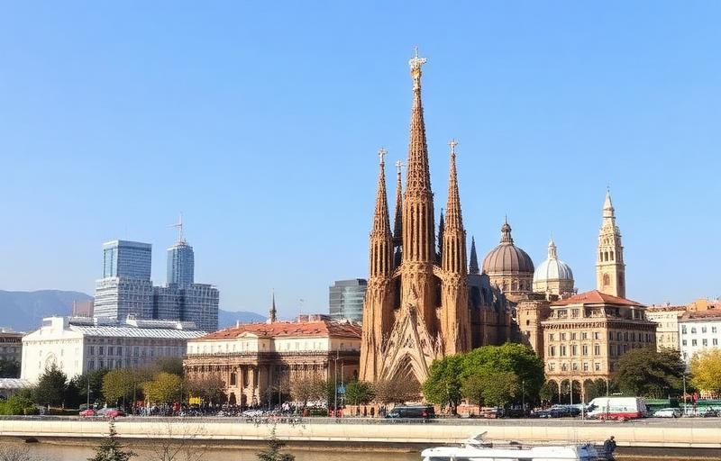 Barcelona skyline